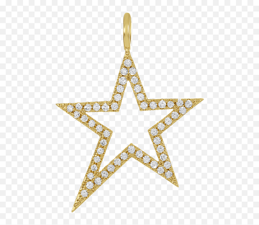 Icons Shooting Star Necklace Charm U2013 Melinda Maria Jewelry - Black And White Star Png,Shooting Stars Icon