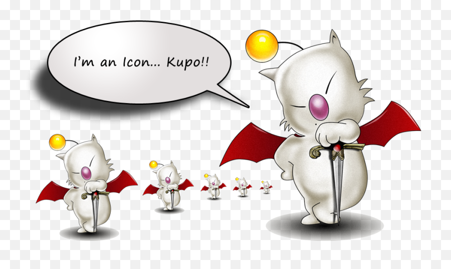 Moogle Icons - Cartoon Png,Moogle Png