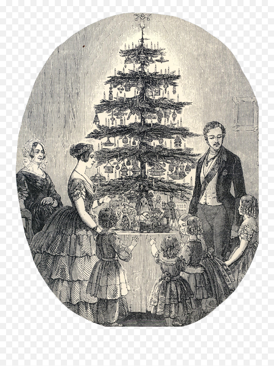 Victoria And Albert Christmas Tree - Christmas Tree Albert And Victoria Png,Tree Illustration Png