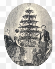 Victoria And Albert Christmas Tree - png