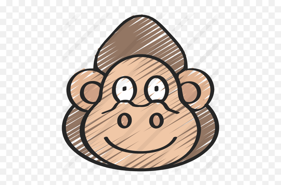 Gorilla - Clip Art Png,Gorilla Cartoon Png