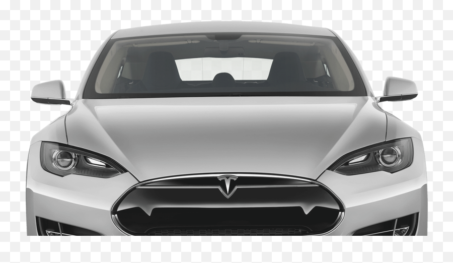 Tesla Car Png - Tesla Car Front View Png,Front Of Car Png