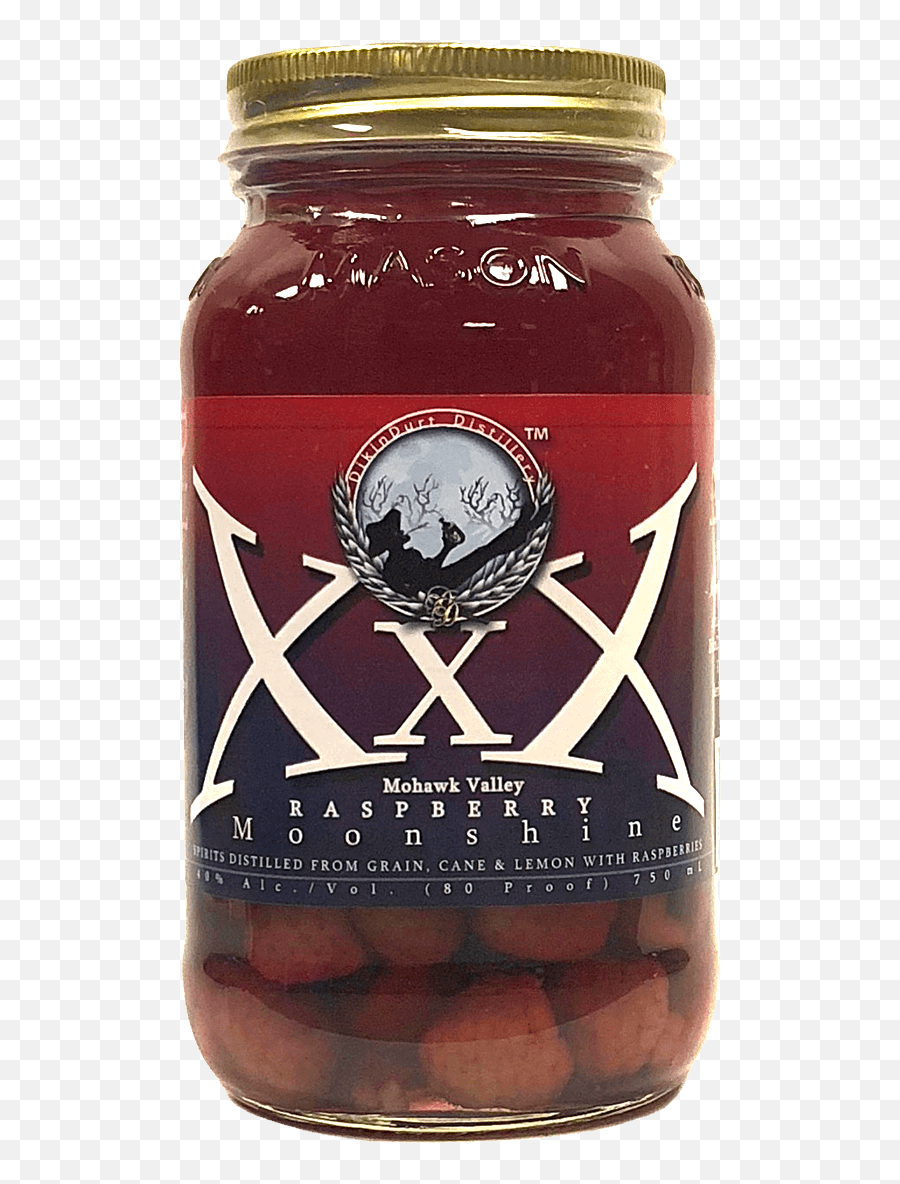 Dikindurt Distillery Mohawk Valley Raspberry Moonshine Xxx - 750ml Clip Art Png,Moonshine Png