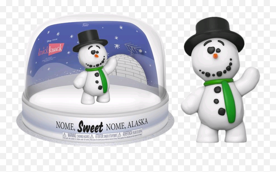 Knick Knack - Snowman In Snow Globe Vinyl Figure Funko Knick Knack Snowman Png,Snow Globe Png