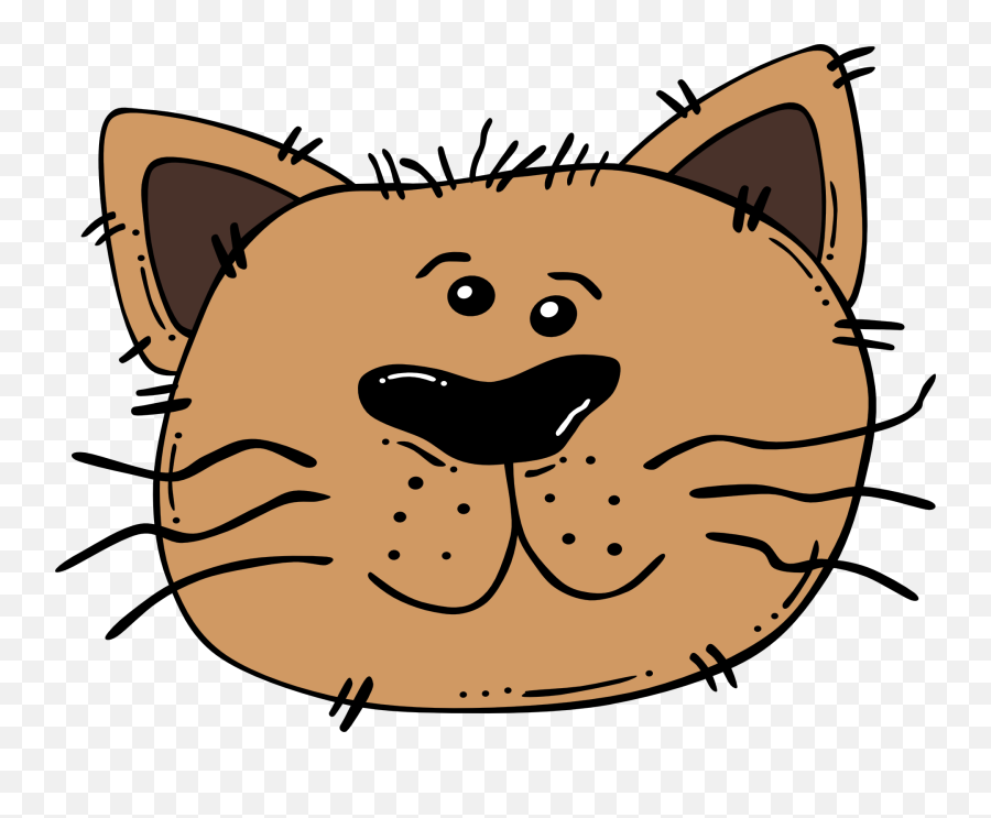 Cat Faces Cartoons Images Png Download - Cartoon Face Of Cat,Cat Face Transparent Background