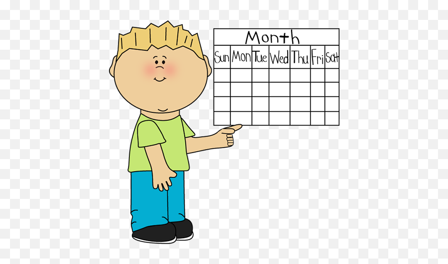 School - Classroom Calendar Clipart Png,Calendar Clipart Transparent