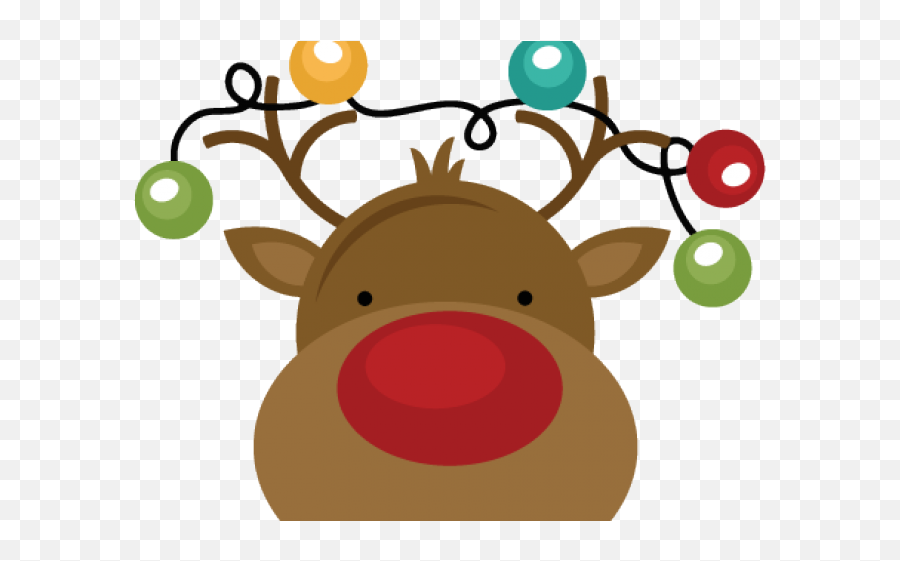 Reindeer Clipart Deer - Cute Reindeer Clipart Transparent Cute Christmas Clip Art Png,Reindeer Transparent