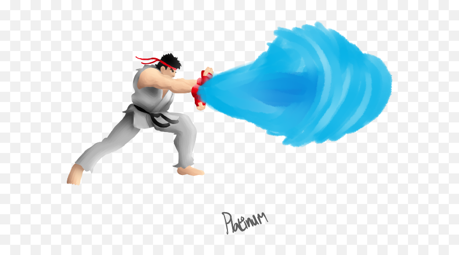Ryu Hadouken Png 3 Image - Hadouken Street Fighter Png,Hadouken Png