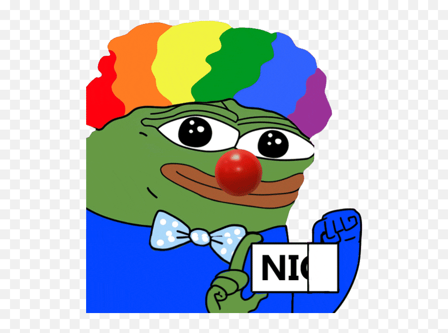 Top Clown Nose Stickers For Android U0026 Ios Gfycat - Pepe Nigger Png,Clown Transparent
