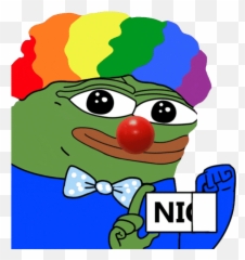 Top Clown Nose Stickers For Android U0026 Ios Gfycat - Pepe Nigger png