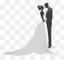 Wedding Invitation Marriage Bridegroom - And Groom Silhouette png