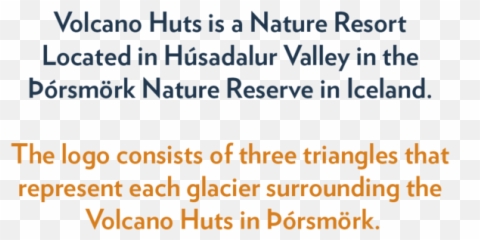 Volcano Huts Branding U2014 Bára Kristgeirs Png