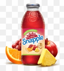 Snapple Bottle Png Picture - Snapple Fruit Punch 473 Ml,Snapple Png