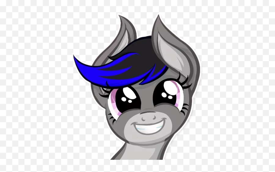 Telegram Sticker 16 From Collection Donkey - Cartoon Png,Donkey Transparent