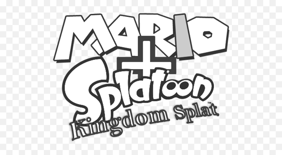 Mario And Splatoon Kingdom Splat Logo - Splatoon Png,Splatoon Logo Png
