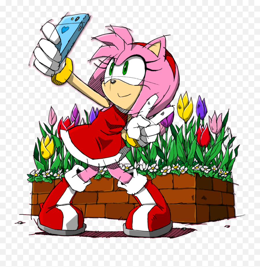 Amy Rose - Sonic The Hedgehog Image 2569410 Zerochan Amy Rose E Sonic Png,Amy Rose Png