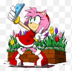 Amy Rose - Sonic The Hedgehog Image 2569410 Zerochan Amy Rose E Sonic Png,Amy Rose Png