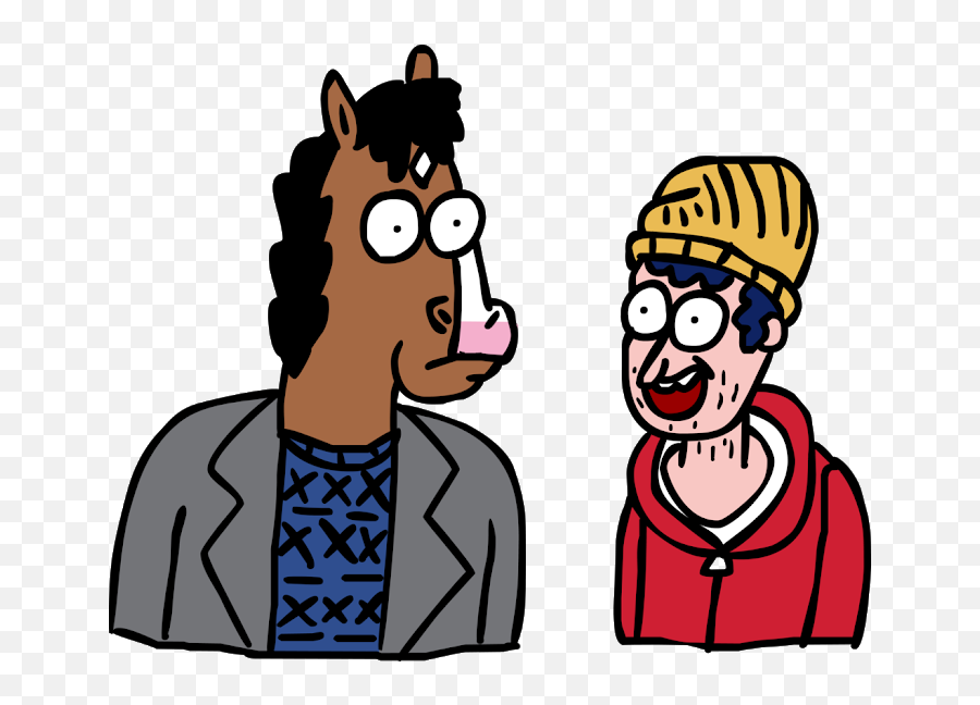 Download Bojack Horseman Vs - Bojack Horseman Regular Show Bojack Horseman Regular Show Png,Bojack Horseman Png