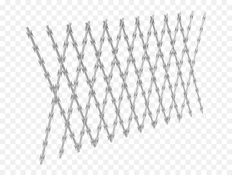 Welded Razor Mesh U2013 Visual U0026 Structure Deterrent For Protection - Barbed Wire Png,Barbed Wire Png
