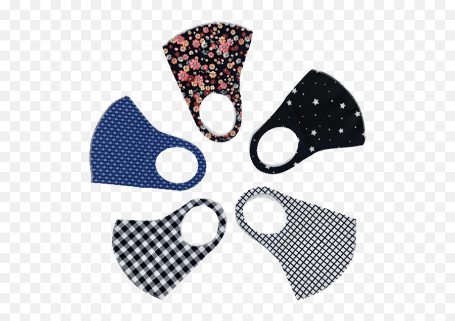 3 Pieces Reusable Checkered Pattern Face Mask - Assorted Styles Check Png,Checkered Pattern Png