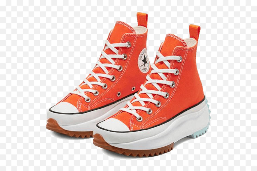 Converse Run Star Hike Sunblocked Total Orange - 168287c Run Star Hike Orange Png,Orange Star Png