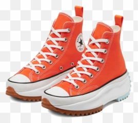 Converse Run Star Hike Sunblocked Total Orange - 168287c Run Star Hike Orange Png,Orange Star Png