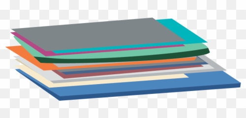 Download Paper Cartoon Illustration Of - Transparent Stack Papers png
