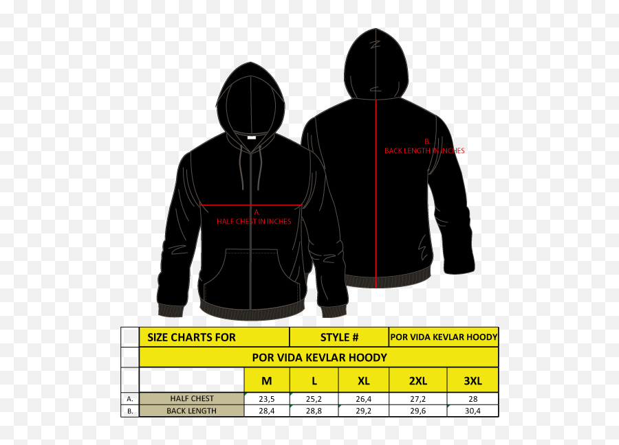 West Coast Choppers Por Vida Aramid Fiber Zip Hoodie By Dupont Tm - Dimensions Sweat Png,West Coast Customs Logo