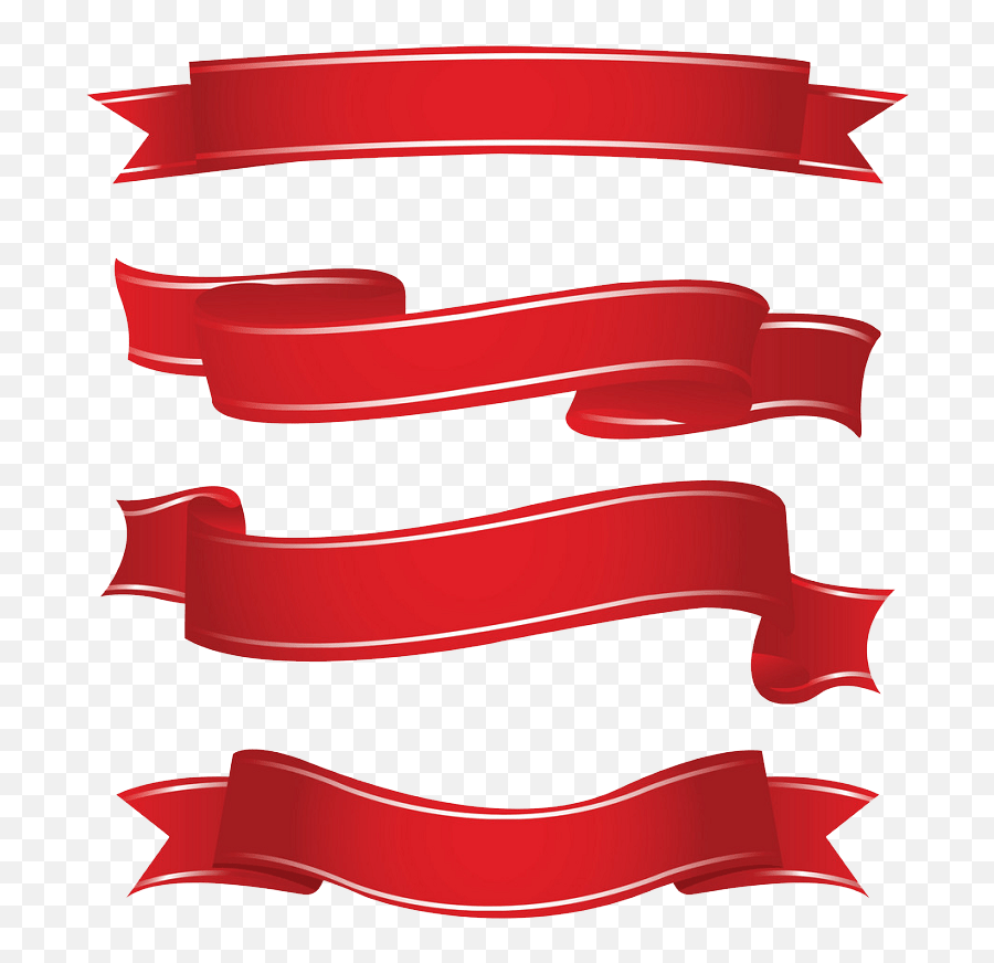 Ribbon Clipart - Clipartworld Advertising Shapes Png,Transparent Ribbons