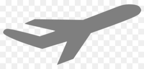 Gray Airplane 6 Icon - Free gray icons Airplane Icon Gif Png