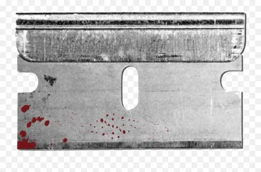 Bloody Razor Blade - Dot Png,Razor Blade Png