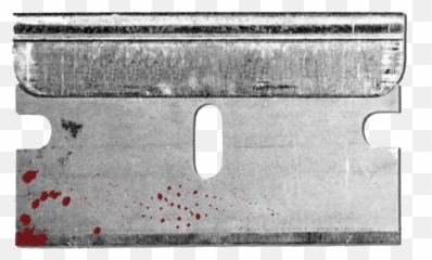 Bloody Razor Blade - Dot Png,Razor Blade Png