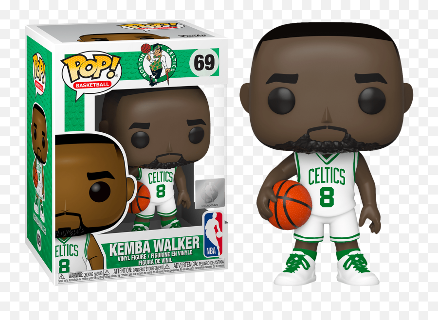 Funko Nba Basketball - Boston Celtics Funko Pop Png,Kemba Walker Png