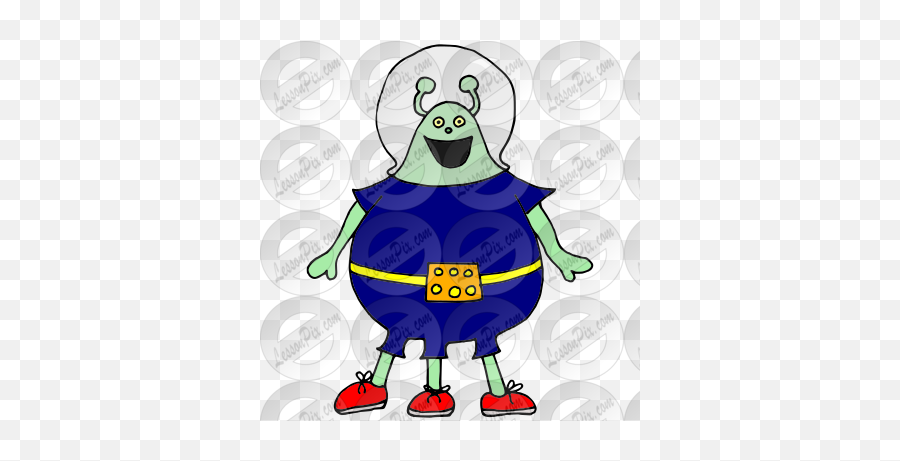 Alien Picture For Classroom Therapy - Fictional Character Png,Alien Clipart Png