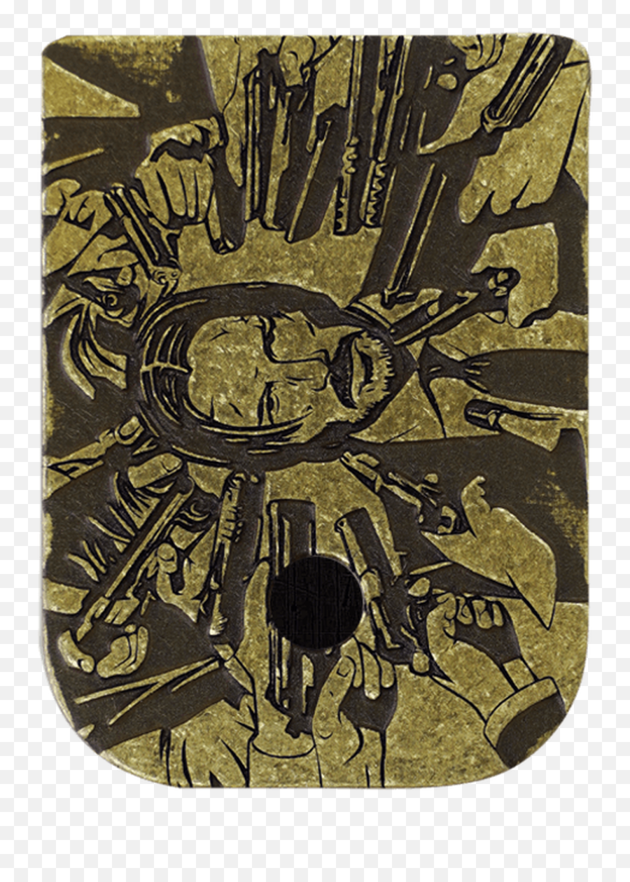 John Wick - Rugged Finish Brass Mag Plate John Wick Png,John Wick Transparent