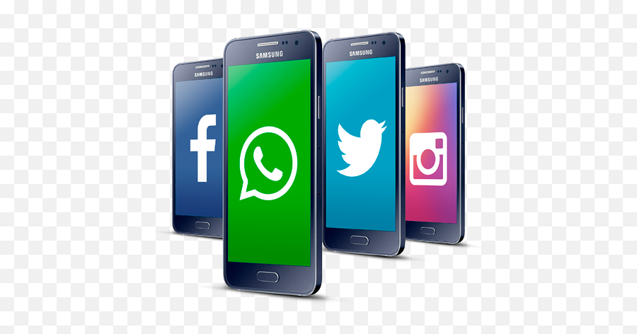 Download Redes Smartphone Instagram Feature Phone Social - Facebook And Twitter Png,Facebook Instagram Twitter Png