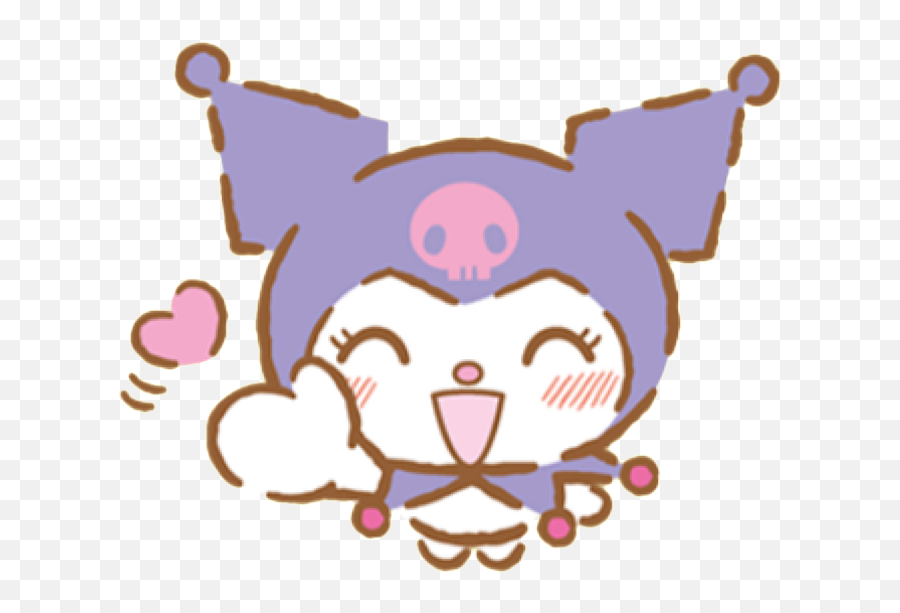 Kuromi Hello Kitty Sanrio Characters - Sanrio Emotes Png,Kuromi Transparent