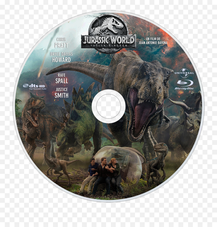 Jurassic World Fallen Kingdom Blu Ray - Jurassic World Fallen Kingdom Disc Png,Jurassic World Fallen Kingdom Logo Png