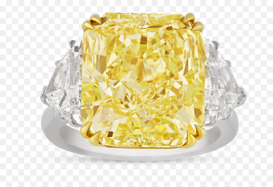 Fancy Yellow Diamond Ring 10 Png