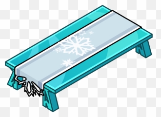 Download Hd Ice Dining Table Icon - Club Penguin Igloo Item Png