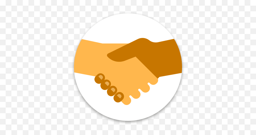 Support Us - Take This Language Png,Handshake Flat Icon