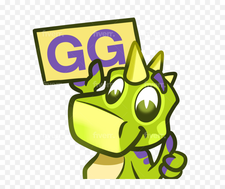 Illustrate Custom Twitch And Youtube Emotes In My Style By - Gg Emote Twitch Png,Custom Twitch Icon