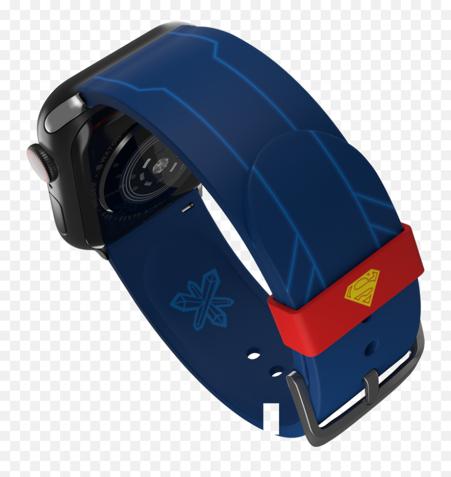 Dc Comics - Superman Tactical Smartwatch Band Mobyfox Png,Dc Icon Vs Superman