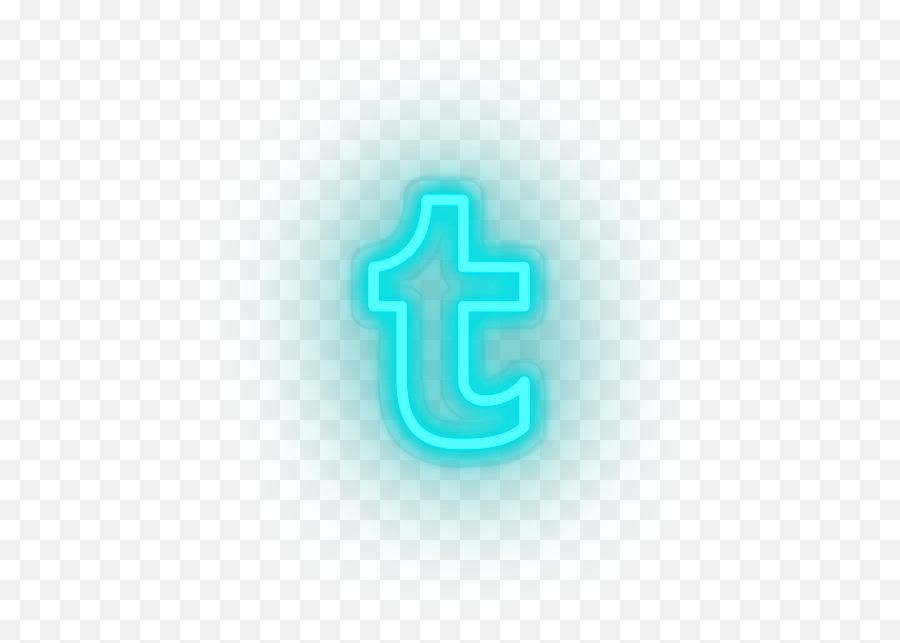 Tumblr Neon Sign Brands And Social Led Decor Language Png Icon - font