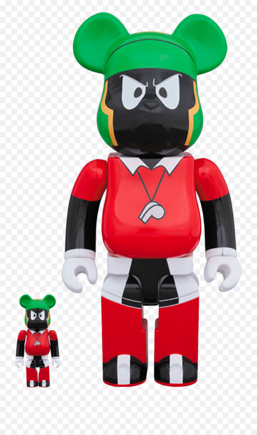 Medicom Toy Berbrick 400 Space Jam Marvin The Martian 2 - Pack Black Toys Holypopstorecom Bearbrick Marvin Png,Marvin The Martian Png