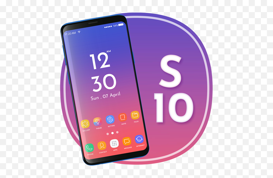 S10 Launcher - Galaxy S10 Launcher Theme Note 10 Apk 15 Camera Phone Png,What Is This Message Icon On Samsung