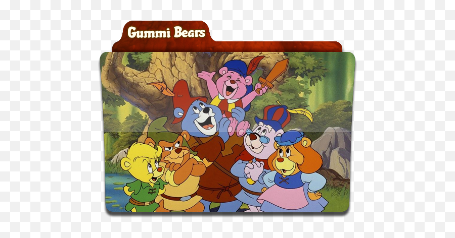 Gummi Bears Vector Icons Free Download In Svg Png Format - Gummi Bears Cartoon,Tv Series Folder Icon