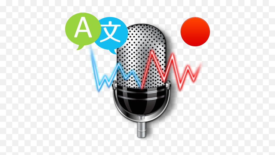 Updated Voice Record Translator Free Pc Android App - Black Clipart Transparent Png Microphone Transparent Background,Voice Icon