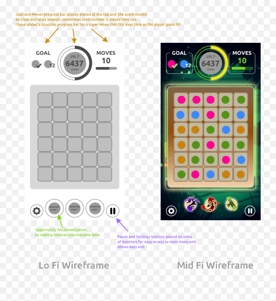 Zen Garden Mobile App Game Design U2014 Jenifer Wong - Wireframe Of Main Menu Mobile Game Png,Game Xp Icon