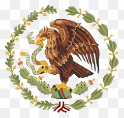How The Mexican National Flag And Crest - Eagle png